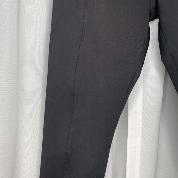 SOLD Witchery Black Scuba Pants Size 8 Ankle Zip Fitted Skinny Elastic Waist - Picture 11 of 16